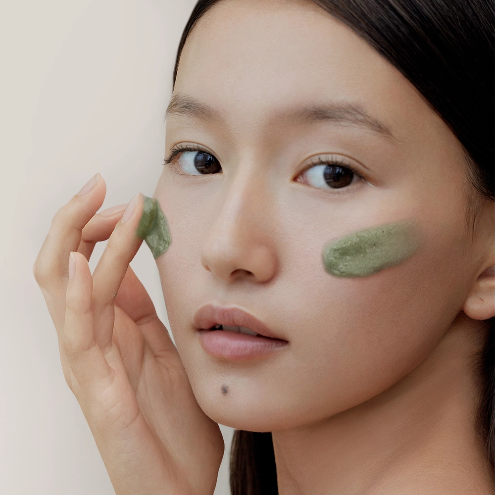Arencia Green Tea + LHA Deep Pore Rice Cake Cleanser
