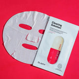 Attīroša auduma maska problemātiskai ādai Dr. Jart+ Clearing Solution