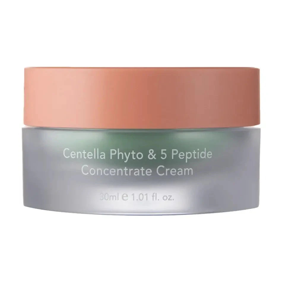 Pretnovecošanās krēms ar sastāvā iekļautu peptīdu kompleksu Haruharu Wonder Centella Phyto & 5 Peptide Concentrate Cream