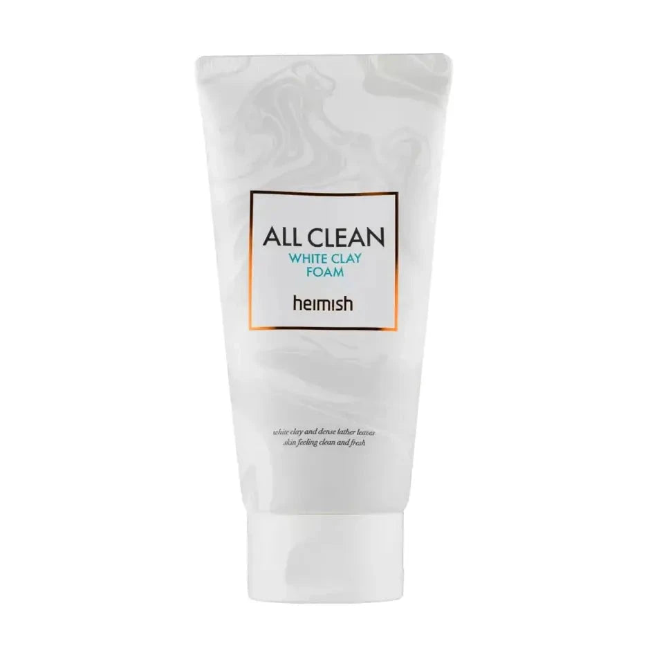 Māla putiņas dziļai poru attīrīšanai Heimish All Clean White Clay Foam