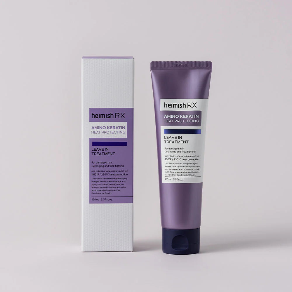 Nenoskalojams termoaizsardzību nodrošinošs matu kopšanas līdzeklis Heimish RX Amino Keratin Heat Protecting Leave In Treatment