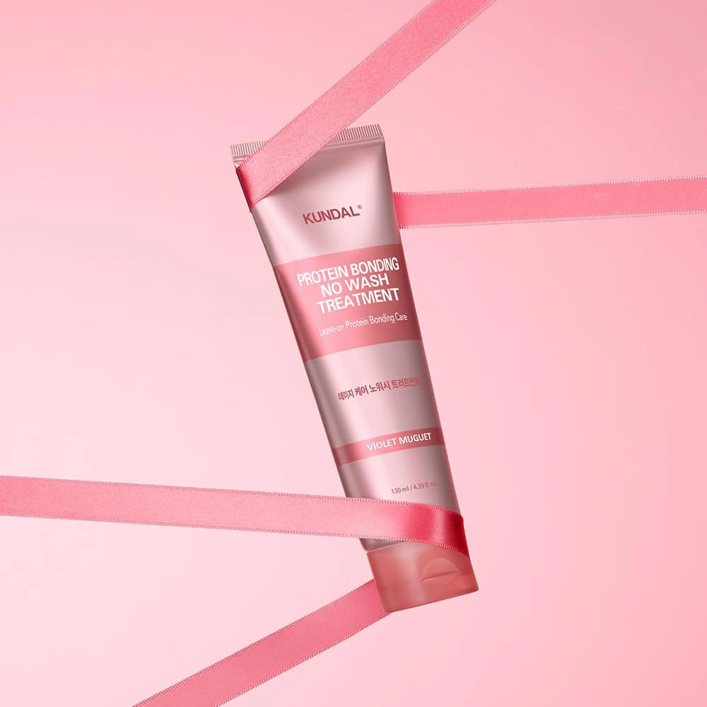 Nienspłukiwana pielęgnacja do włosów Kundal Protein Bonding No Wash Treatment Violet Muguet
