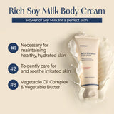 Intensywnie nawilżający krem do ciała Kundal Rich Soymilk Body Cream Mellow Vanilla