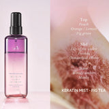 Divu tekstūru keratīna izsmidzināmais līdzeklis ar eļļu kompleksu Lador Keratin Layered Oil Hair Mist