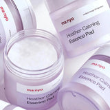 Nomierinoši liposomu spilventiņi iekaisuma novēršanai Manyo Heather Calming Essence Pad