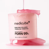 Gęste żelowe płatki tonizujące Medicube PDRN Pink Collagen Toning Gel Toner Pad