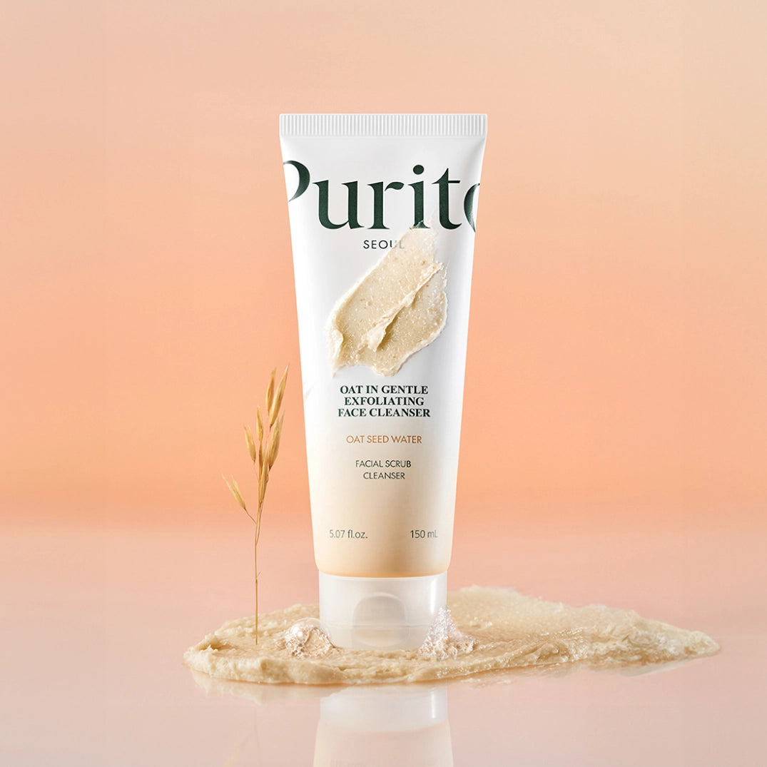 Maigas gelveida putas ar pīlinga efektu PURITO SEOUL Oat In Gentle Exfoliating Face Cleanser