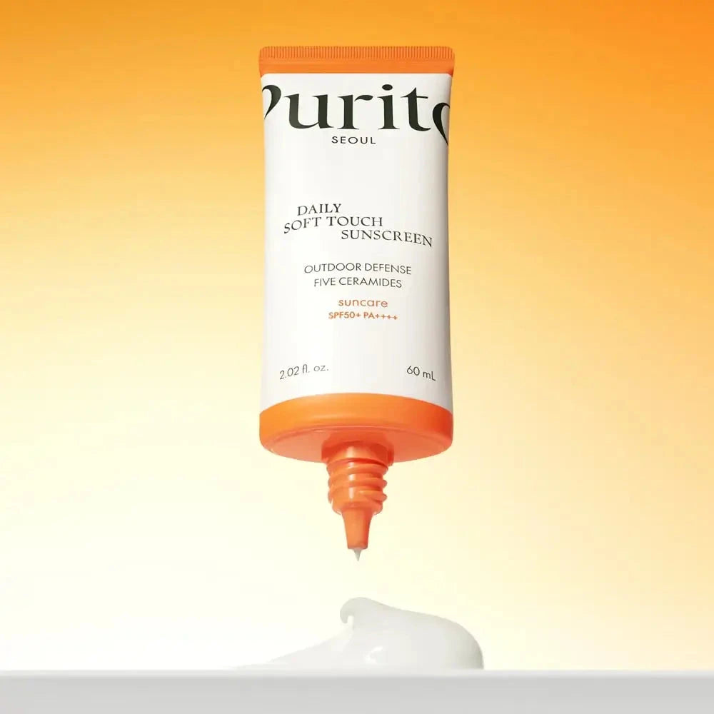 Saules aizsargkrēms ar jaunās paaudzes filtriem Purito Daily Soft Touch Sunscreen SPF50+ PA++++