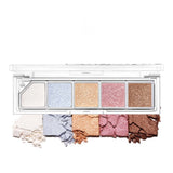 Kompakta miesaskrāsas acu ēnu palete Unleashia Mood Shower Face Palette