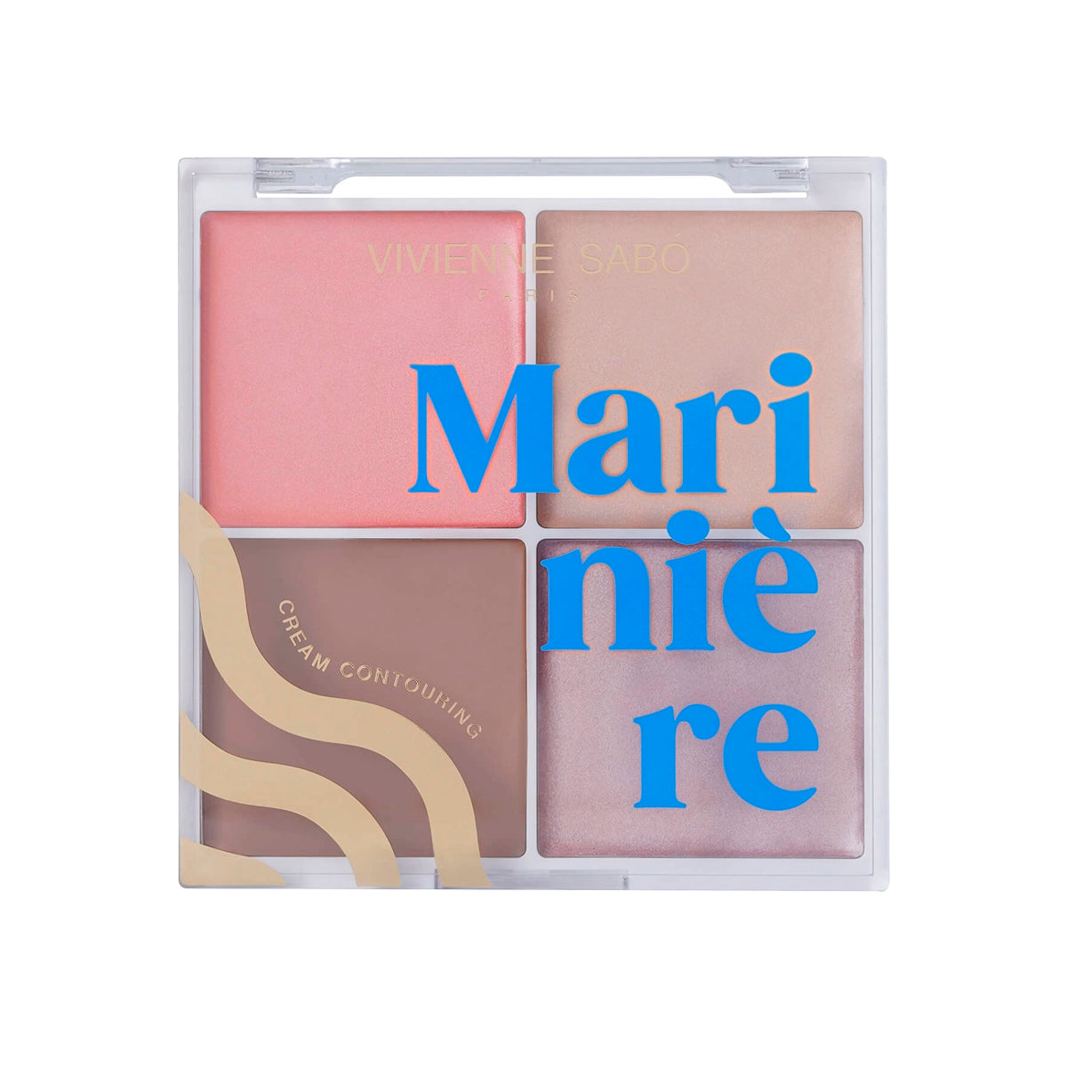 Kremowa paleta do konturowania twarzy Vivienne Sabo Mariniere Cream Face Contouring Palette