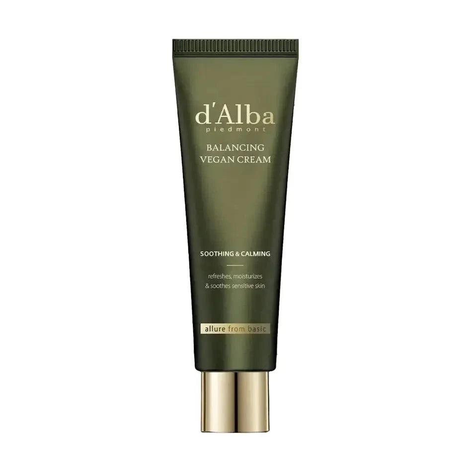 Nomierinošs krēms sejai d'Alba Mild Skin Balancing Vegan Cream