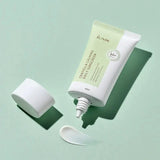 Nomierinošs saules aizsargkrēms ar Āzijas centellu iUNIK Centella Calming Daily Sunscreen